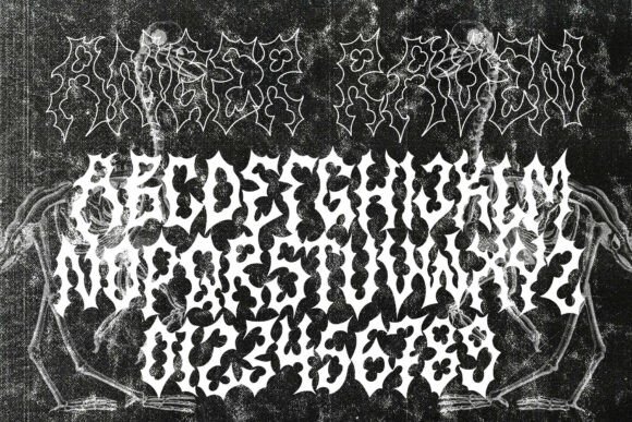 Anger Raven: The Font That Speaks in Chaos