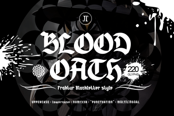 Blood Oath: A Bold Font for Dark and Edgy Designs