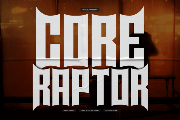 Core Raptor: A Gothic Font with a Bold and Edgy Personality