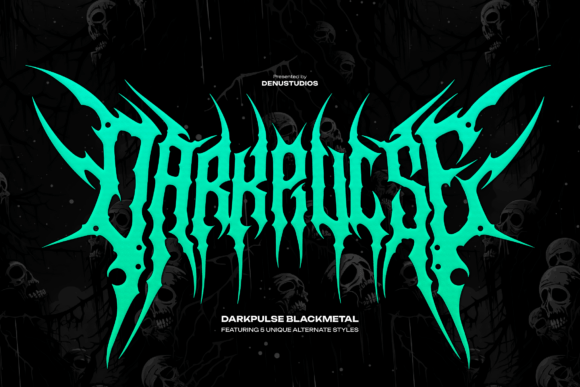 Darkpulse: A Bold Font for Dark Creativity