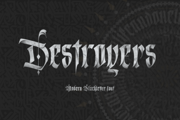Destroyers Font: Merging Handcrafted Aesthetics with Digital Precision