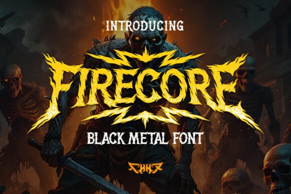 Firecore: A Font for Bold, Unapologetic Visuals