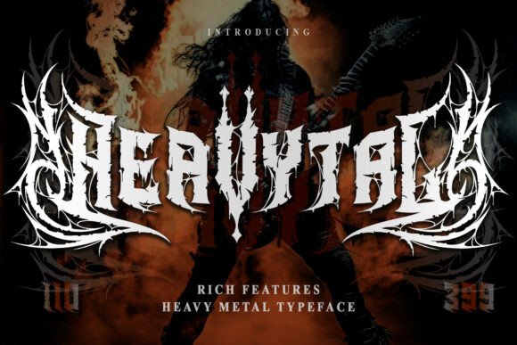 Heavytal: The Font That Roars with Heavy Metal Energy