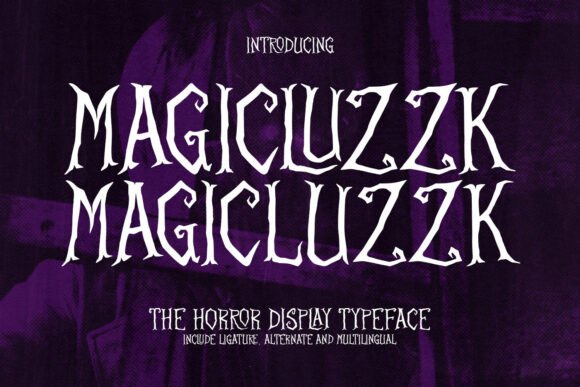 Magicluzzk: The Gothic Font for Dark Creativity