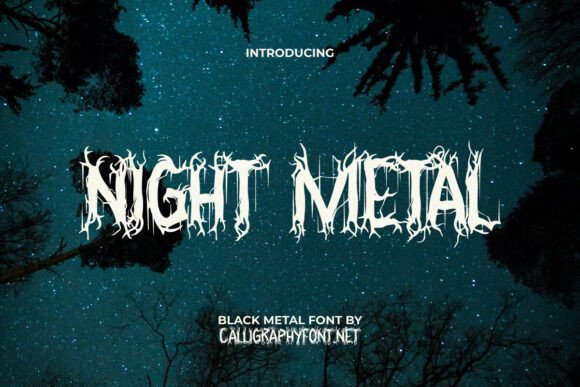 Night Metal Font: Embracing Darkness in Modern Design
