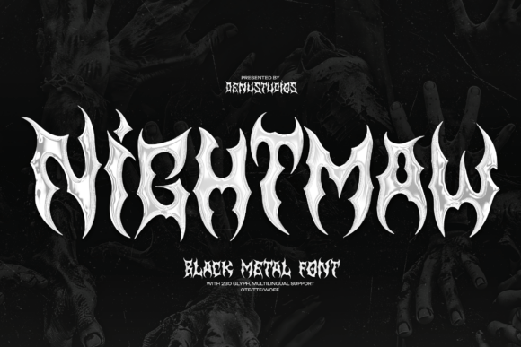 Nightmaw: A Bold Choice for Dark-Themed Designs