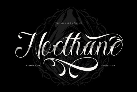 Nocthane: The Bold Spirit of Tattoo Typography