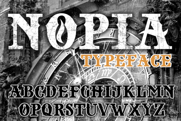 Nopia Typeface: A Bold Choice for Vintage-Inspired Designs