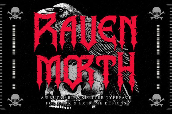 Ravenmorth: The Font That Commands Shadows