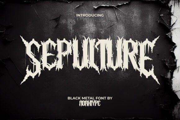Sepulture Font: A Bold Choice for Dark and Edgy Designs