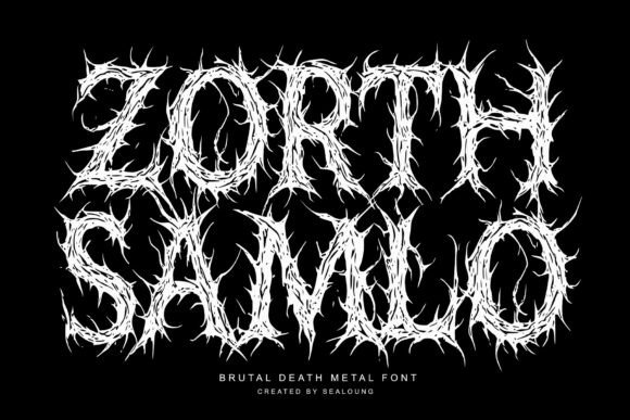 Zorth Samlo: A Font for the Unapologetically Brutal